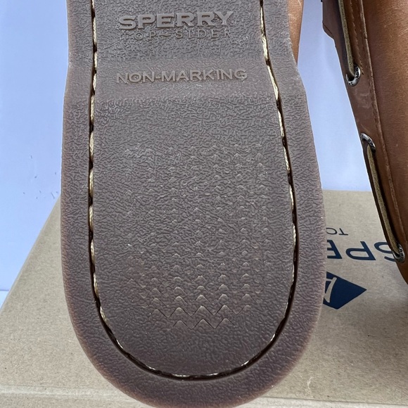 SPERRY TOP SIDER, MEN’S 8.5, EUROPE 41.5, CAMEL COLOR, ANTI SLIP BOAT SHOES - Picture 10 of 15